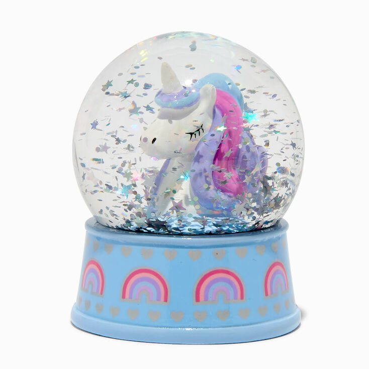 Rainbow Unicorn Snow Globe,