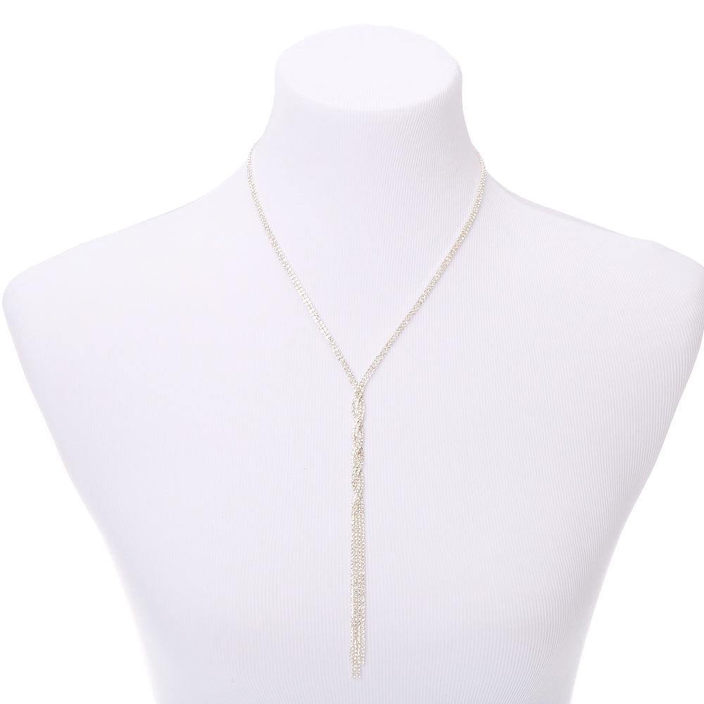Y top neck necklace