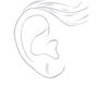 Sterling Silver Whispy Leaf Stud Earrings,
