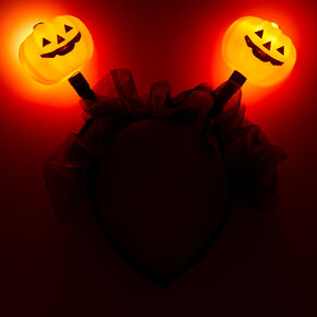 Pumpkin Halloween Deely Bopper Headband,