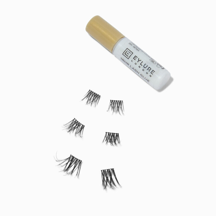 Eylure Fluffy Cluster False Lashes - 8mm, 10mm, 12mm, 36 Pack,
