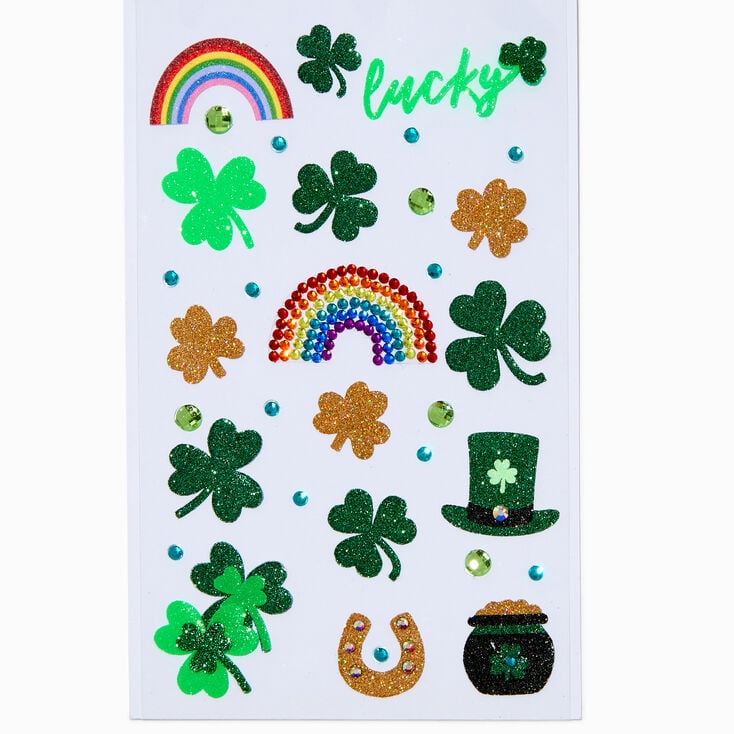 St. Patrick&#39;s Day Lucky Icons Body Stickers,