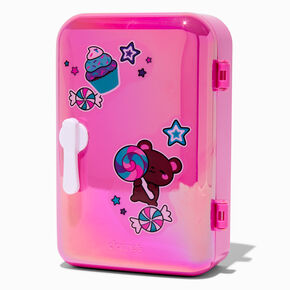 Sweets &amp; Critters Pink Iridescent Fridge Lip Balm Set - 4 Pack,