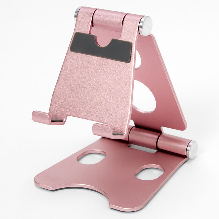 Support pour portable - Couleur dor&eacute; rose,