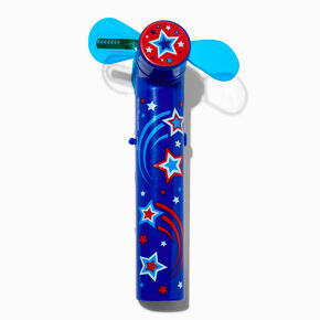 Stars &amp; Stripes Light Up Hand Held Fan,
