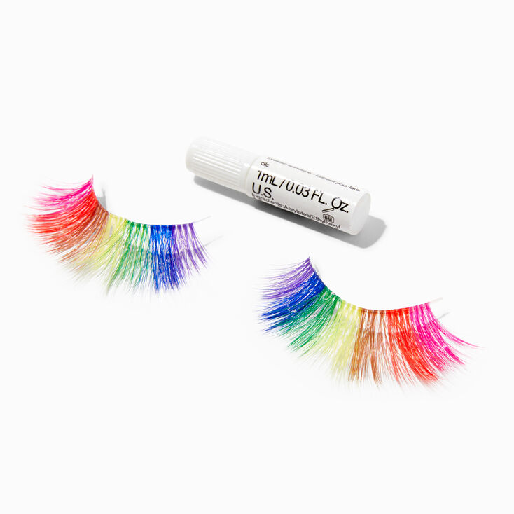 Rainbow Vegan False Eyelashes,
