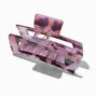 Large Rectangle Purple Tortoiseshell Hair Claw,