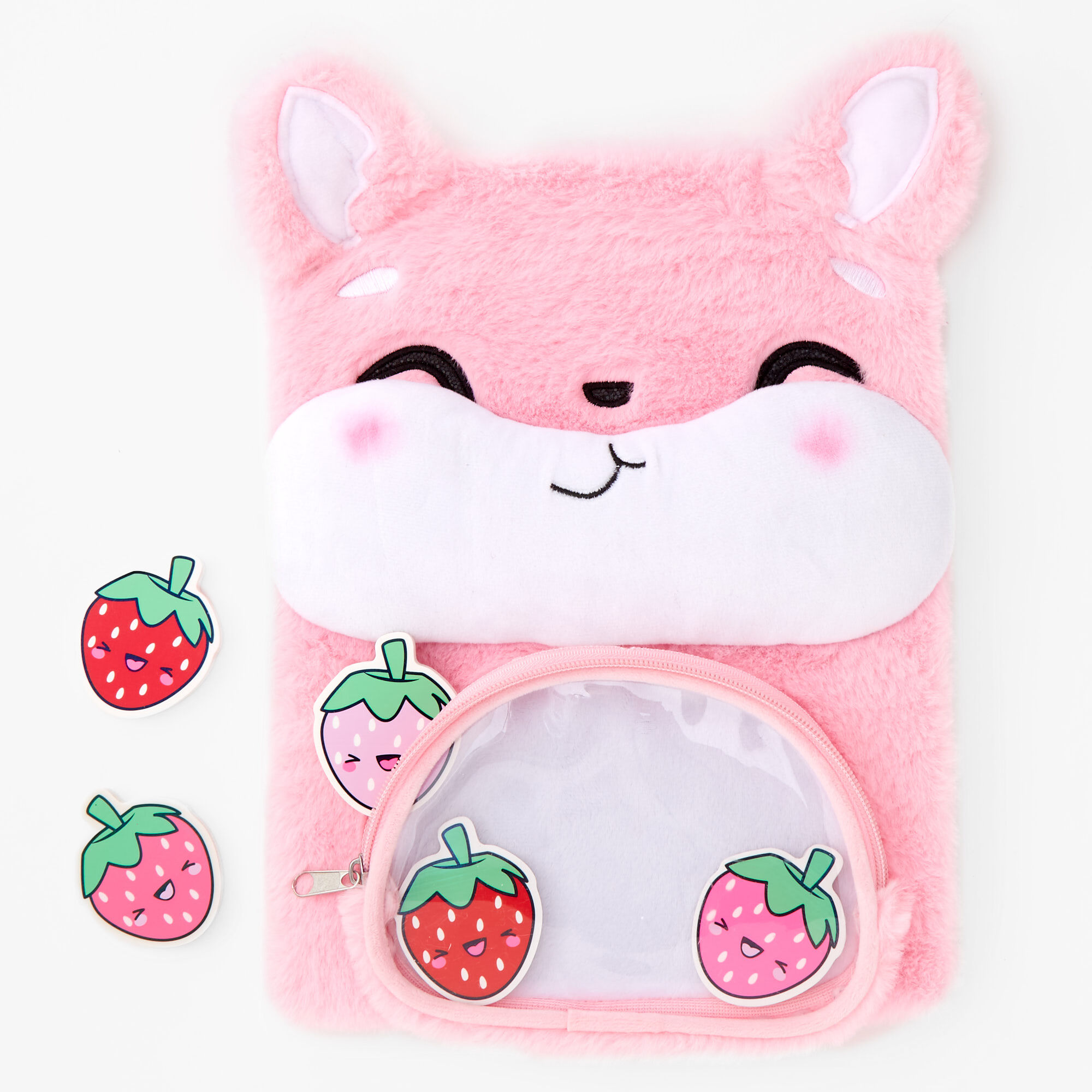 Strawberry Hamster Plush Sketchbook,