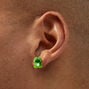 Clous d&#39;oreilles grenouille couleur argent&eacute;e,