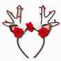 Floral Reindeer Antlers Headband,