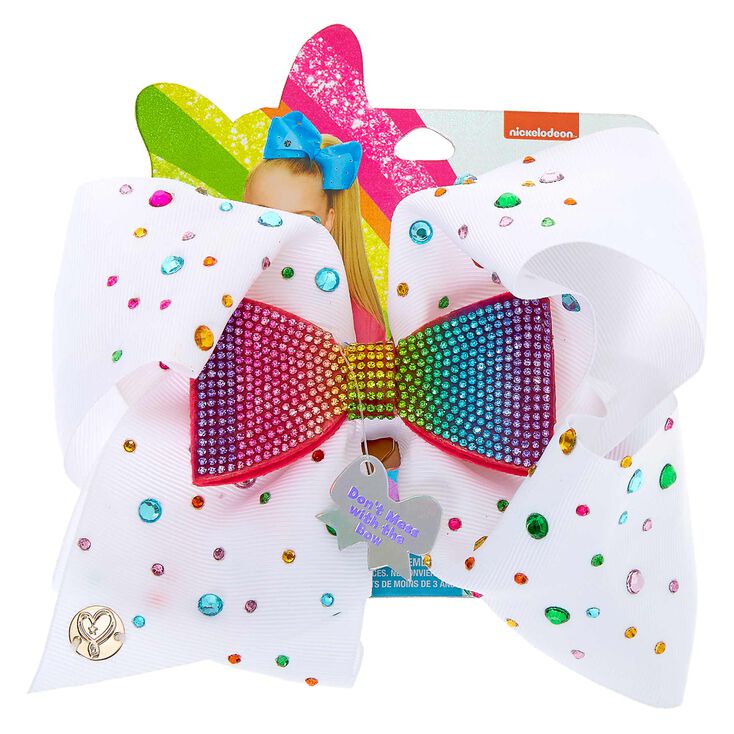 Jojo Siwa Large Don T Mess With The Bow Signature Hair Bow Claire S Us
