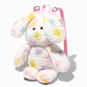 Claire&#39;s Club Sherpa Daisy Bunny Mini Backpack,