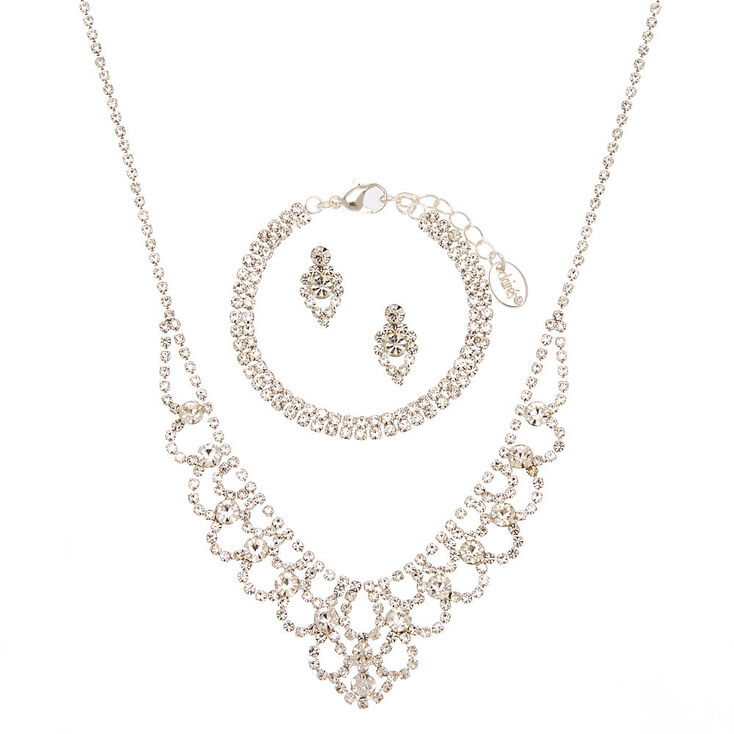 Silver Princess Jewellery Set - 3 Pack,