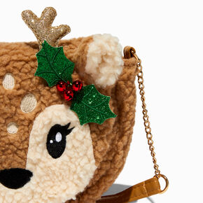 Holiday Reindeer Crossbody Bag,