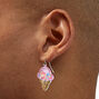 Pendantes shaker cornet de glace fraise,