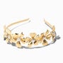 Gold-Tone Floral Pearl Headband,