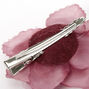 Mini Rose Hair Clips - Berry, 2 Pack,