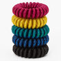 Glitter Spiral Hair Ties -  5 Pack,