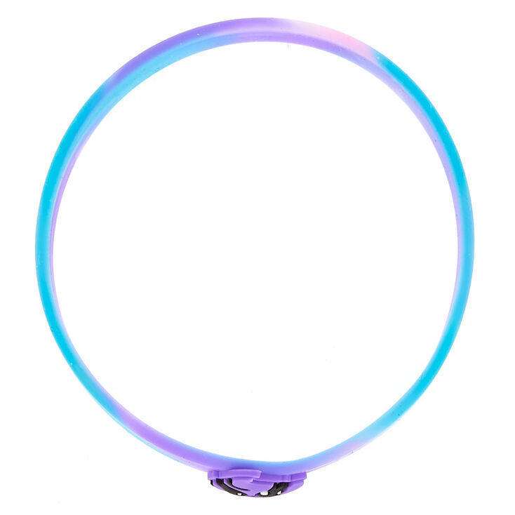Rubber Poop Emoji Bracelet - Purple,