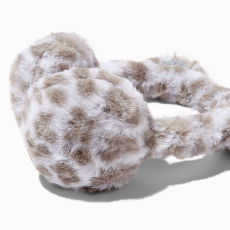 Claire&#39;s Club Snow Leopard Earmuffs,