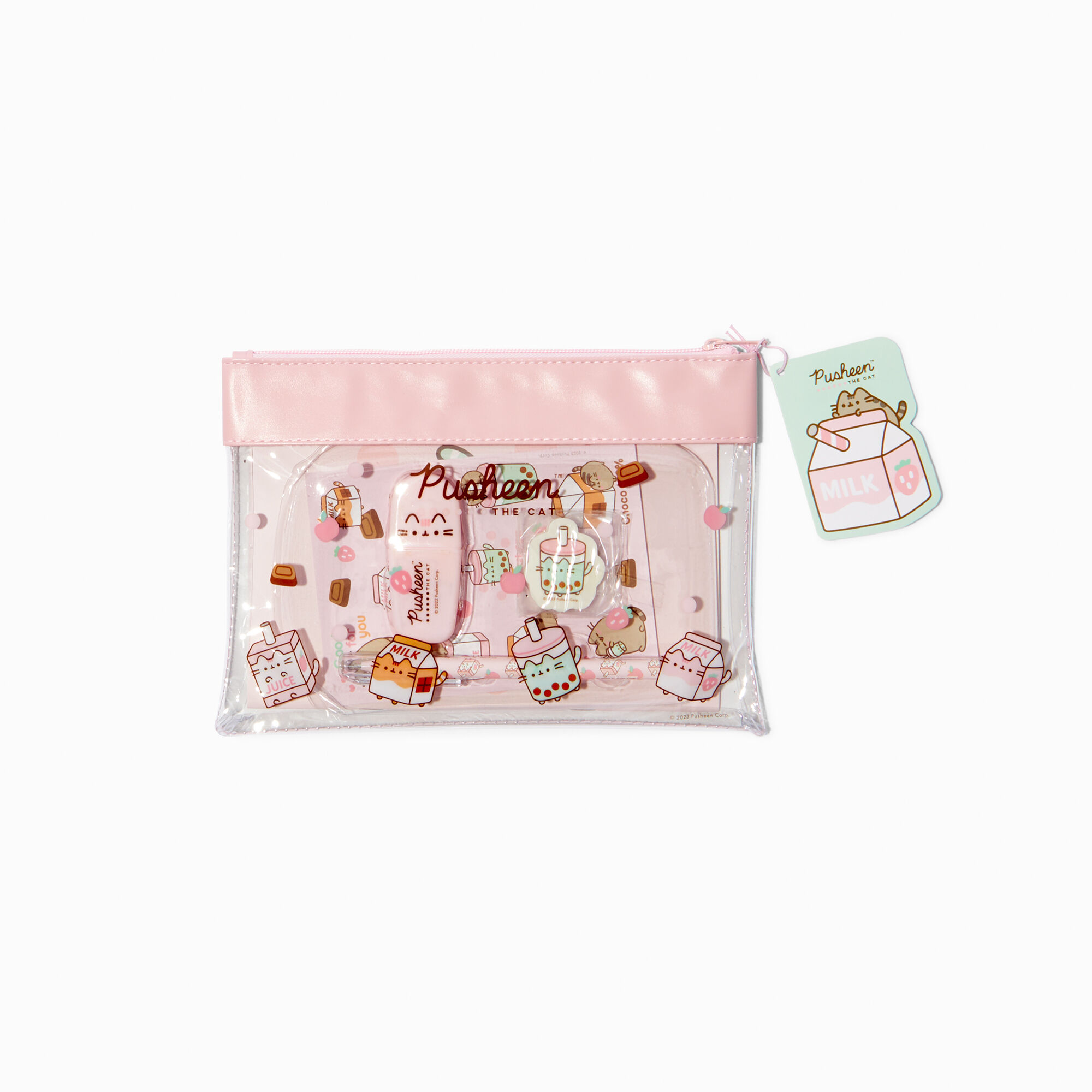 View Claires Pusheen Sips Stationery Set 5 Pack information