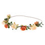 Mini Rose Flower Crown - Orange,