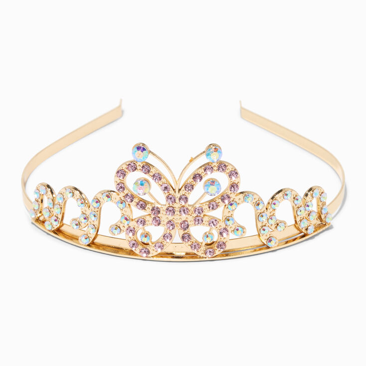 Claire&#39;s Club AB Butterfly Gold Tiara,