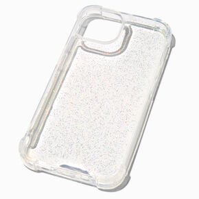 Clear Glitter Protective Phone Case - Fits iPhone&reg; 13/14/15,