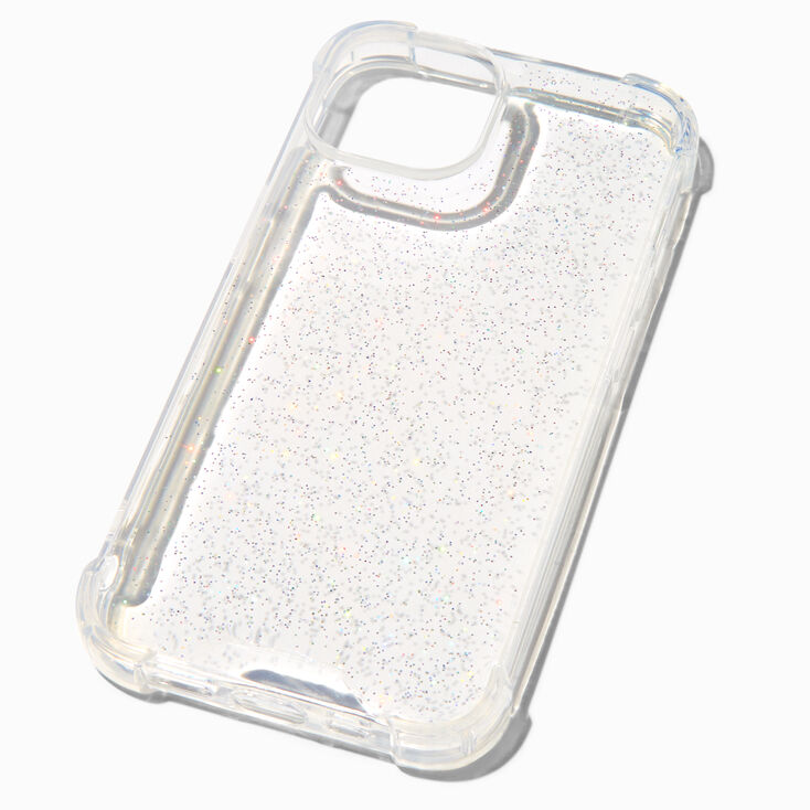 Clear Glitter Protective Phone Case - Fits iPhone 11