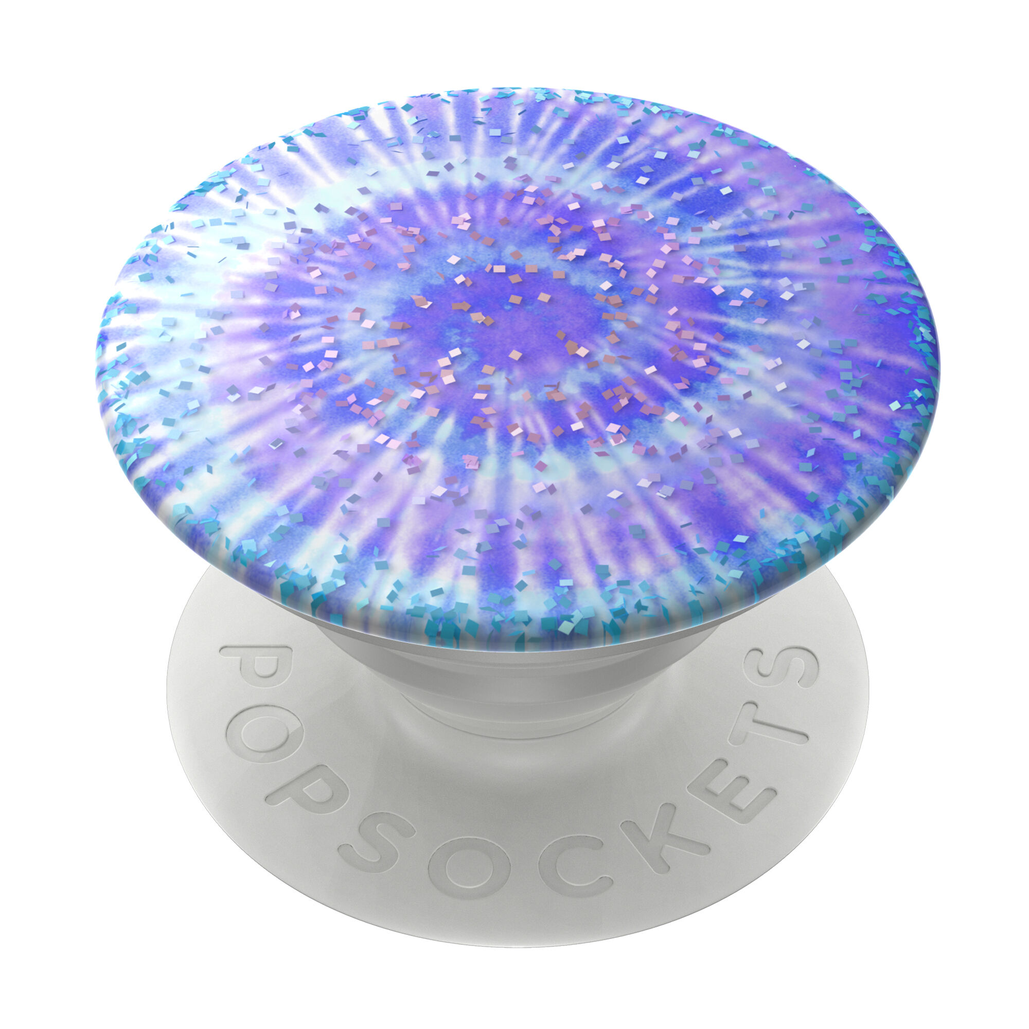 PopSockets Swappable PopGrip - Glitter Tie Dye,