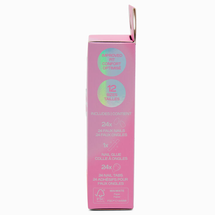Multi Fruit Stiletto Vegan Faux Nail Set - 24 Pack,