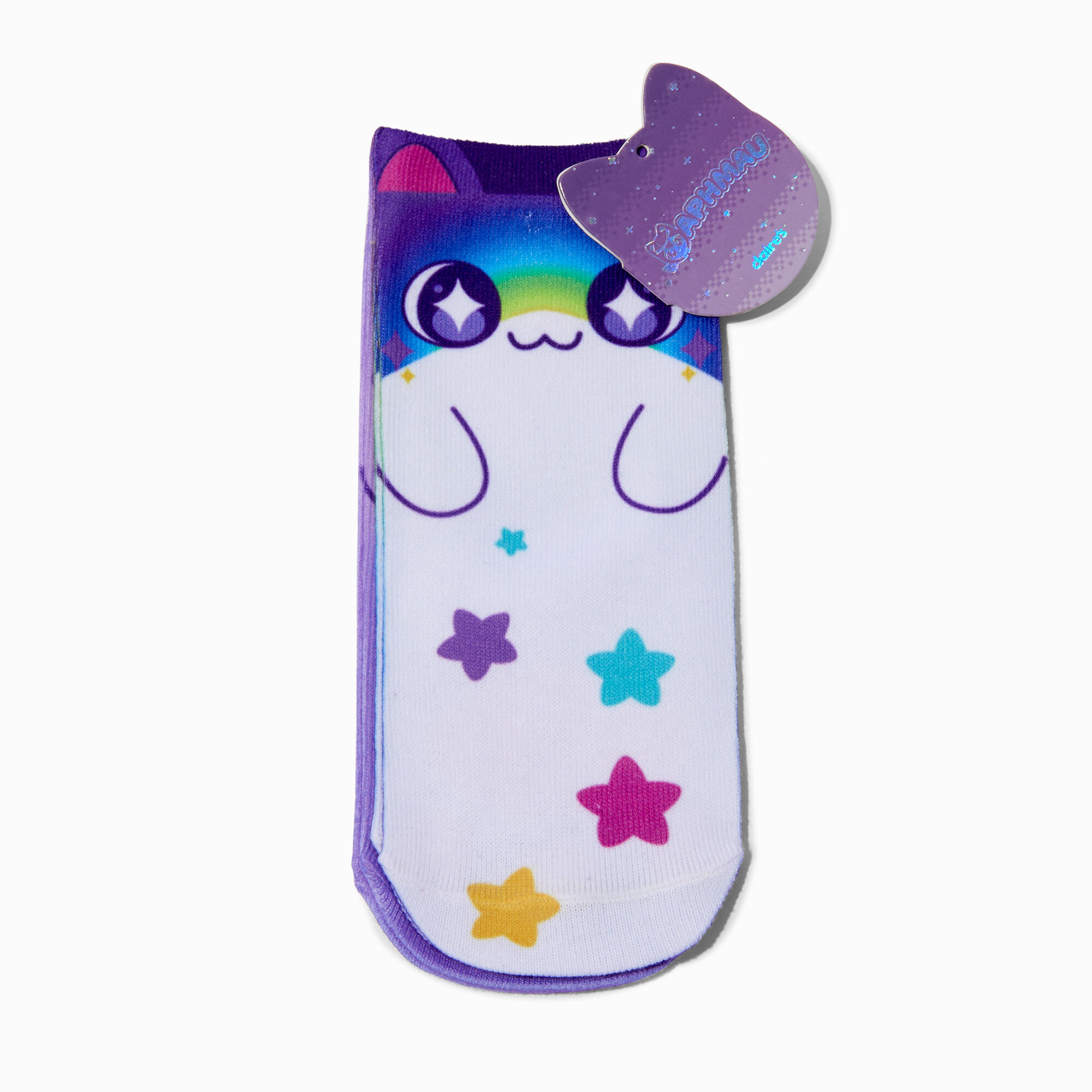 View Aphmau Claires Exclusive NoShow Socks 3 Pack Rainbow information