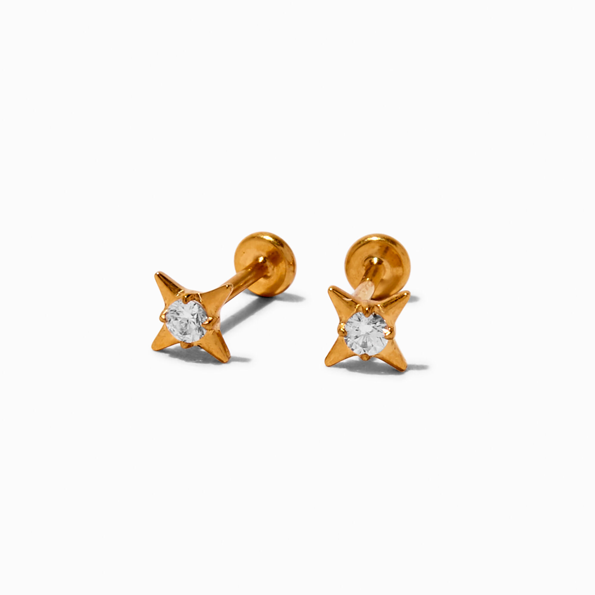 Flat back earrings claire's shop