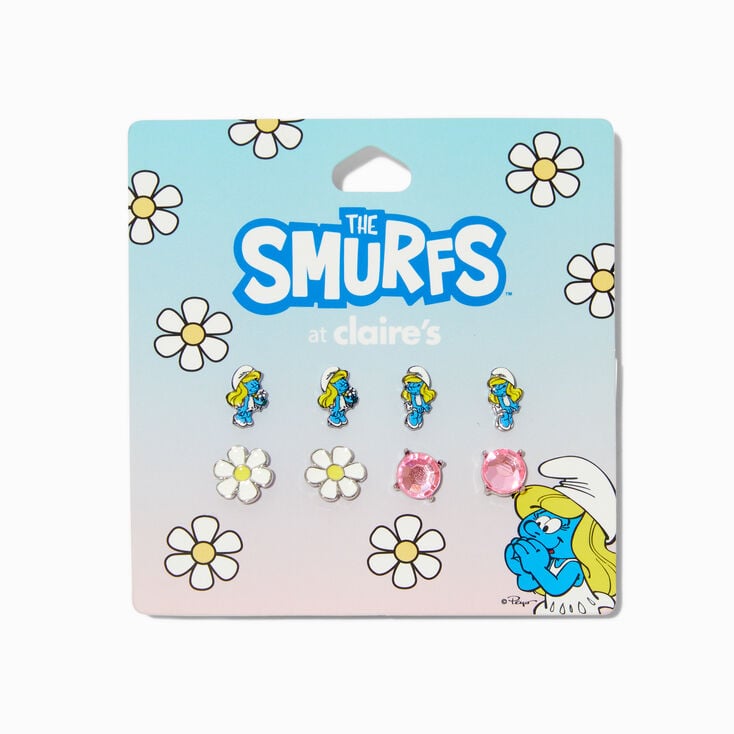 Clous d&rsquo;oreilles en exclusivit&eacute; chez Claire&#39;s Les Schtroumpfs&trade; - Lot de 4,