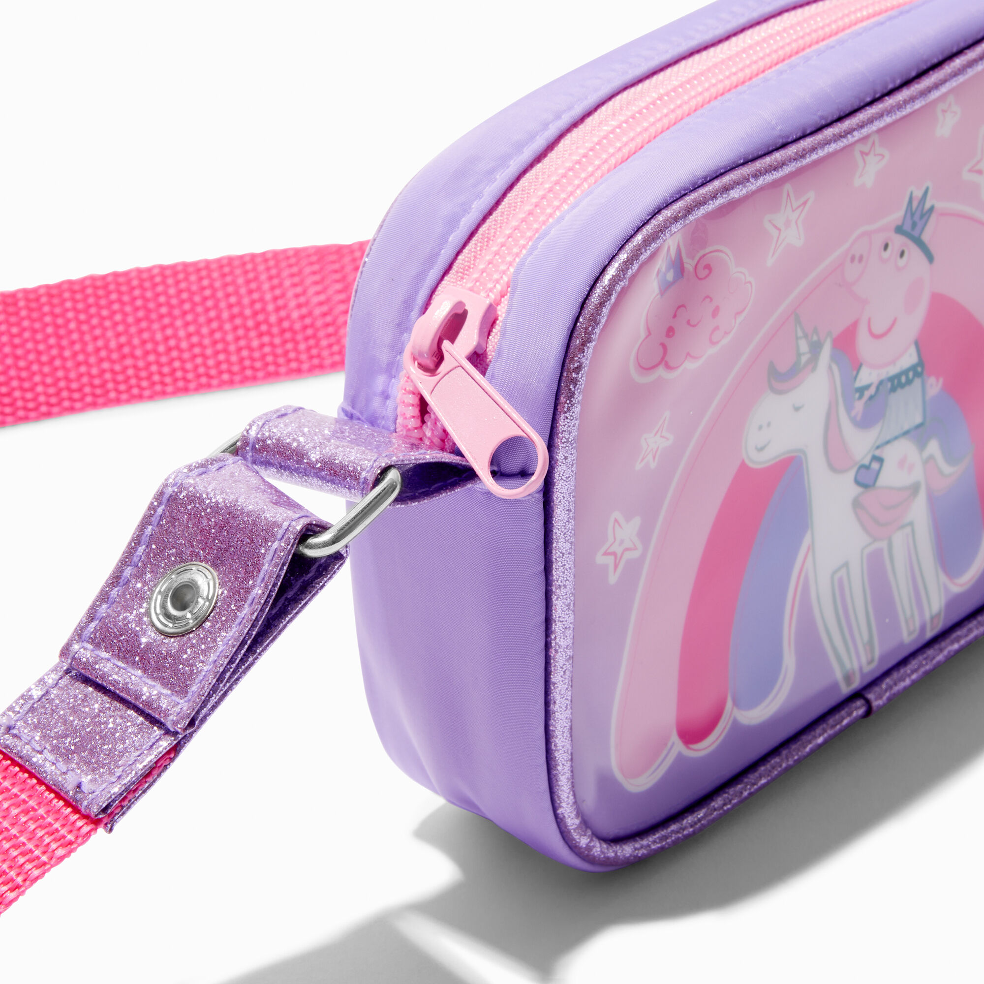 Claire s Exclusive Peppa Pig Unicorn Cross Body Handbag