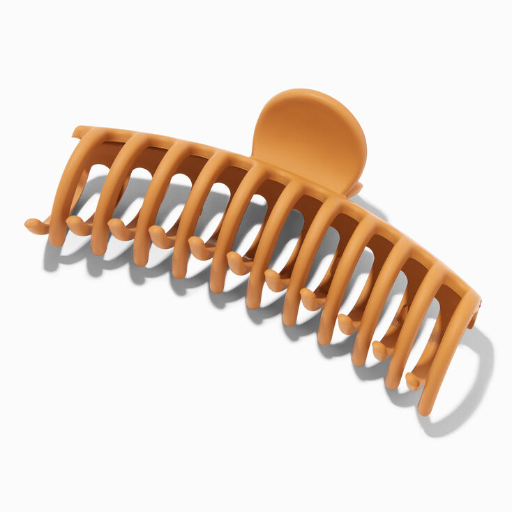 Matte Tan Large Hair Claw,