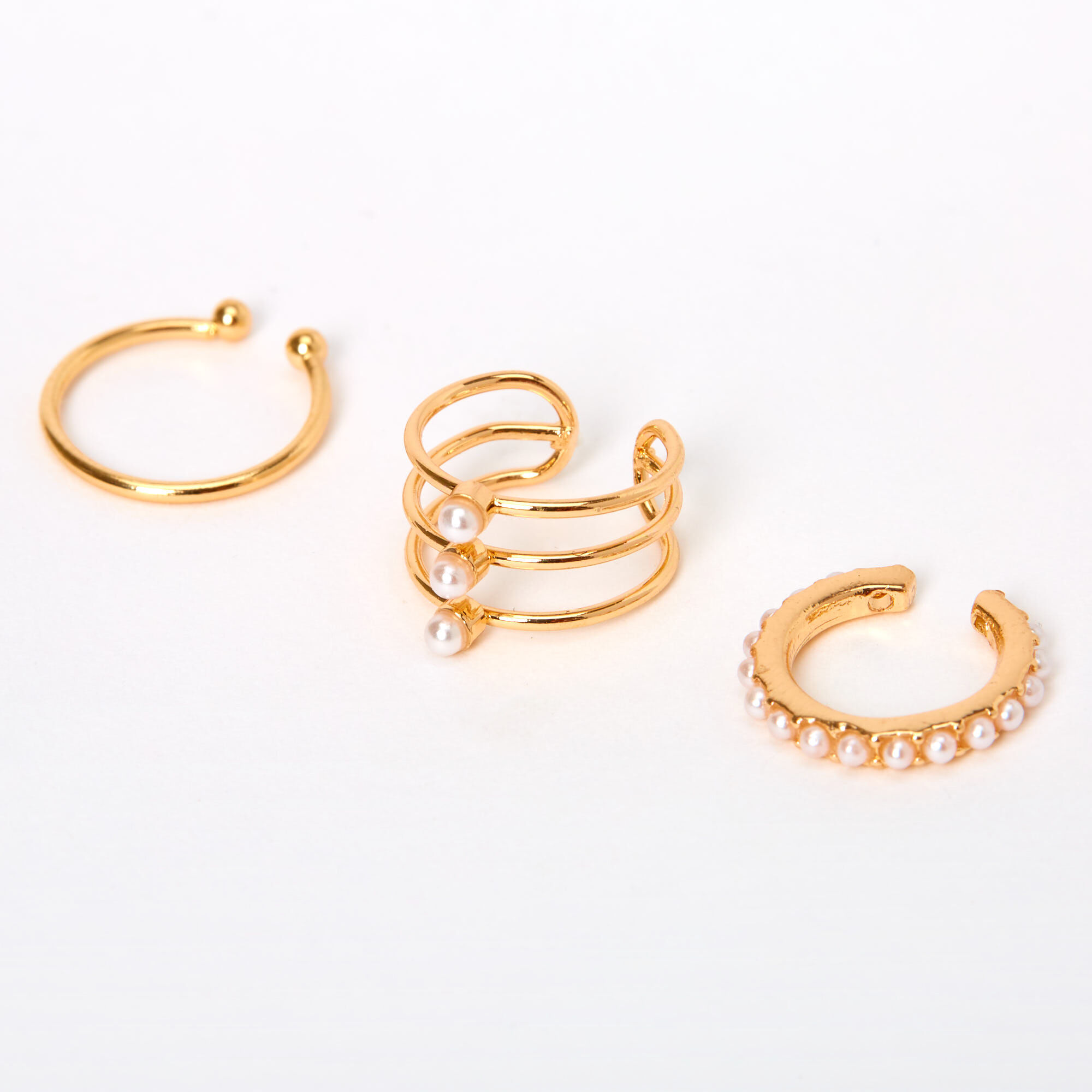 Claire's hotsell cuff earrings