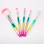 Rainbow Ombre Makeup Brush Set - 5 Pack,