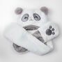 Claire's Club Panda Hooded Scarf - White,
