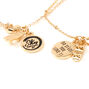 Sky Brown&trade; Gold Padlock Chain Necklaces - 2 Pack,