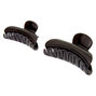 Pinces &agrave; cheveux couleur unie - Noir, lot de 2,