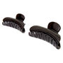 Solid Hair Claws - Black, 2 Pack,