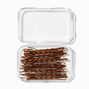Bobby Pins - Brown, 30 Pack,