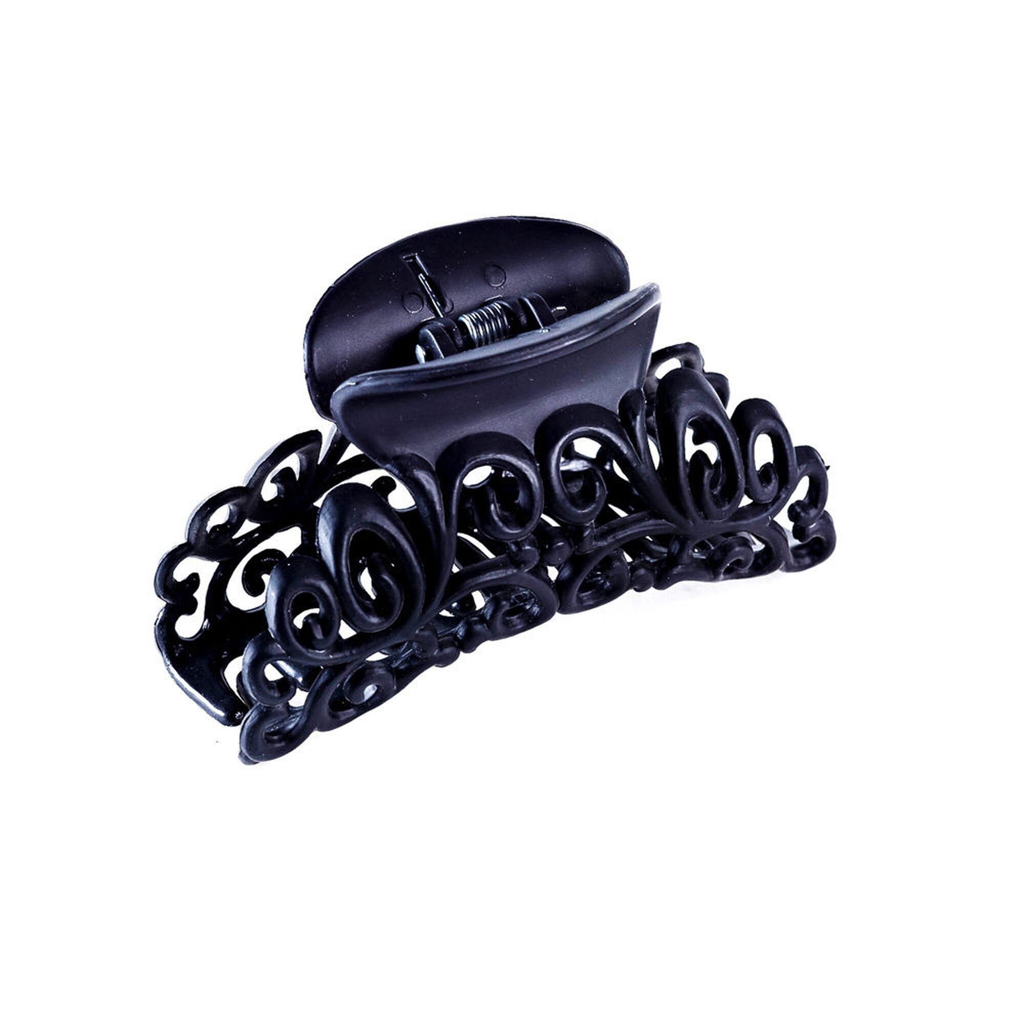Filigree Hair Claw - Black,