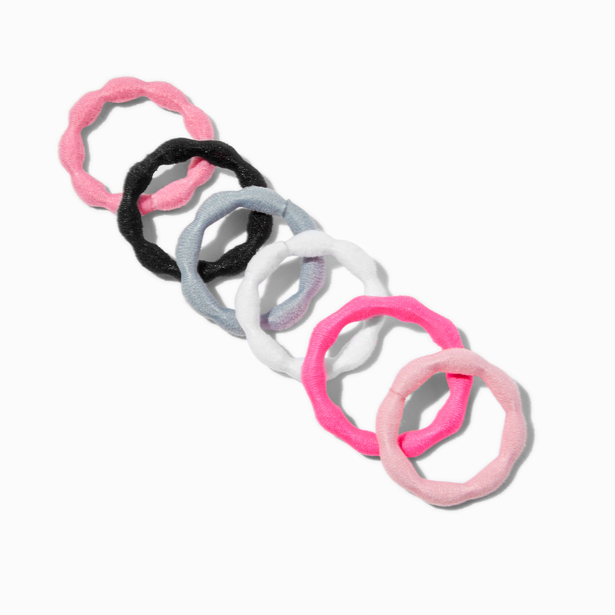 Claire's Club Mixed Pink Bubble Mini Hair Ties - 18 Pack