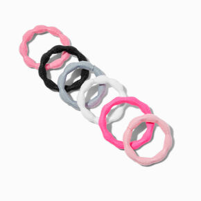 Claire&#39;s Club Mixed Pink Bubble Mini Hair Ties - 18 Pack,