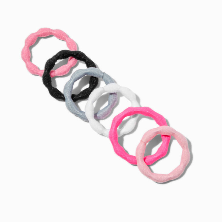 Claire&#39;s Club Mixed Pink Bubble Mini Hair Ties - 18 Pack,