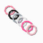 Claire&#39;s Club Mixed Pink Bubble Mini Hair Ties - 18 Pack,