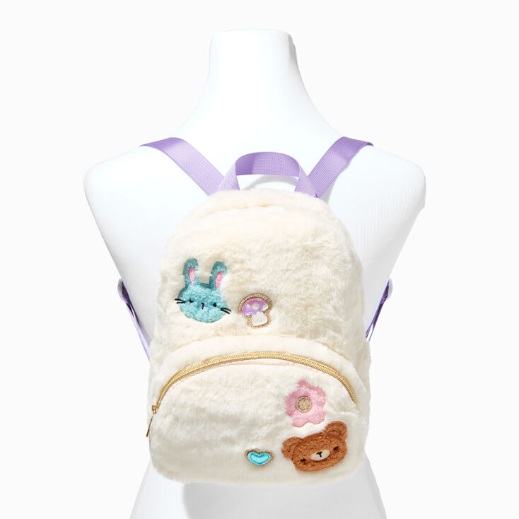 Claire&#39;s Club Furry Forest Critters Mini Backpack,