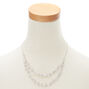 Silver-Tone Imitation Crystal Vine Jewellery Set,